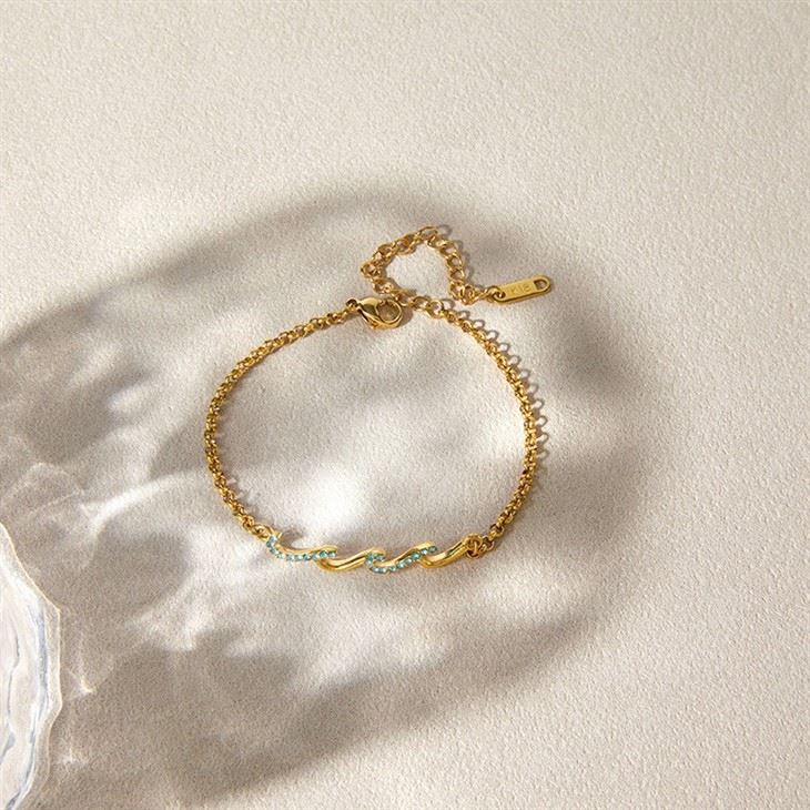 Blue Ocean Wave Bracelet suppliers