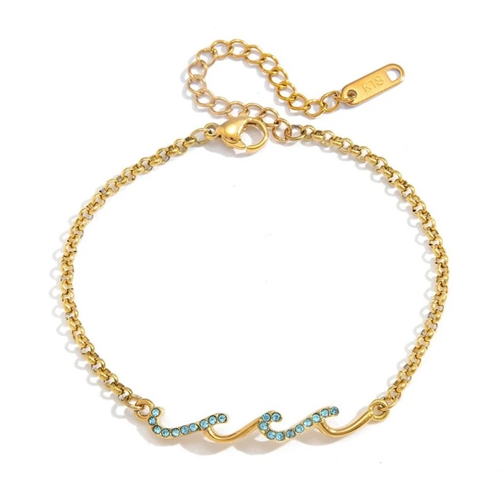 Blue Ocean Wave Bracelet suppliers