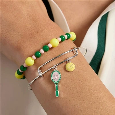 Tenis Raketi Charm Bileklik