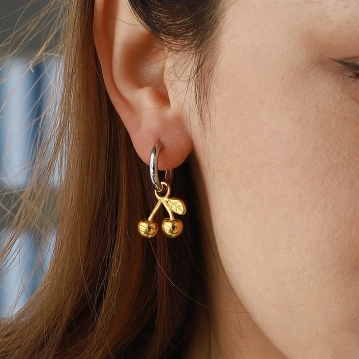 Two Tone Stud Earrings factory